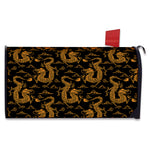 Eastern Dragon Pattern Print Mailbox Cover