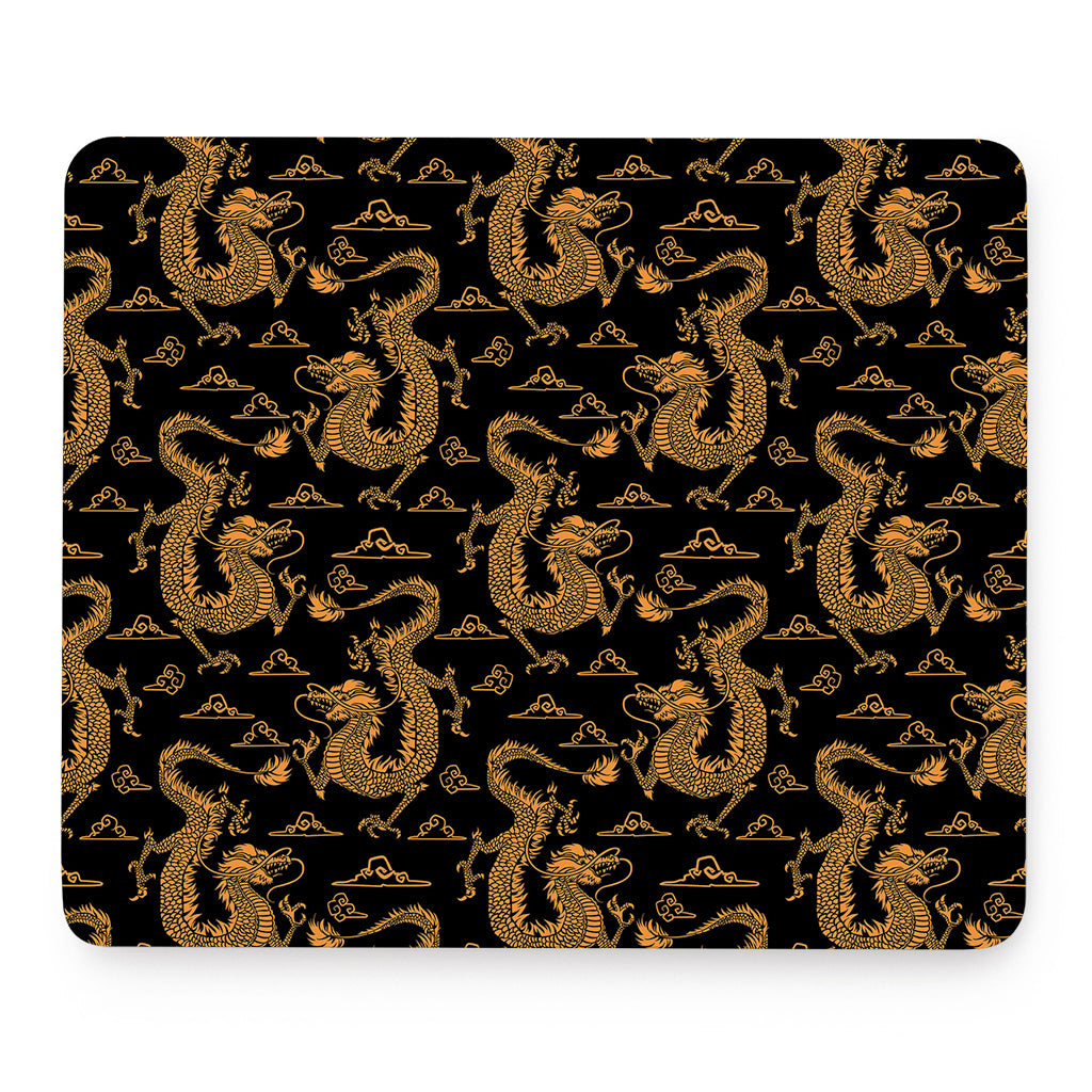 Eastern Dragon Pattern Print Mouse Pad