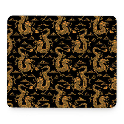 Eastern Dragon Pattern Print Mouse Pad