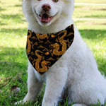 Eastern Dragon Pattern Print Over The Collar Dog Bandana