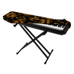 Eastern Dragon Pattern Print Piano Keyboard Cover