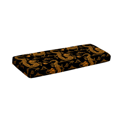 Eastern Dragon Pattern Print Piano Keyboard Cover