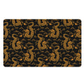 Eastern Dragon Pattern Print Polyester Doormat