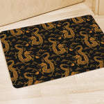 Eastern Dragon Pattern Print Polyester Doormat
