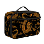 Eastern Dragon Pattern Print Portable Lunch Bag