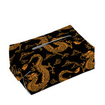 Eastern Dragon Pattern Print Rectangle Tissue Box Cover