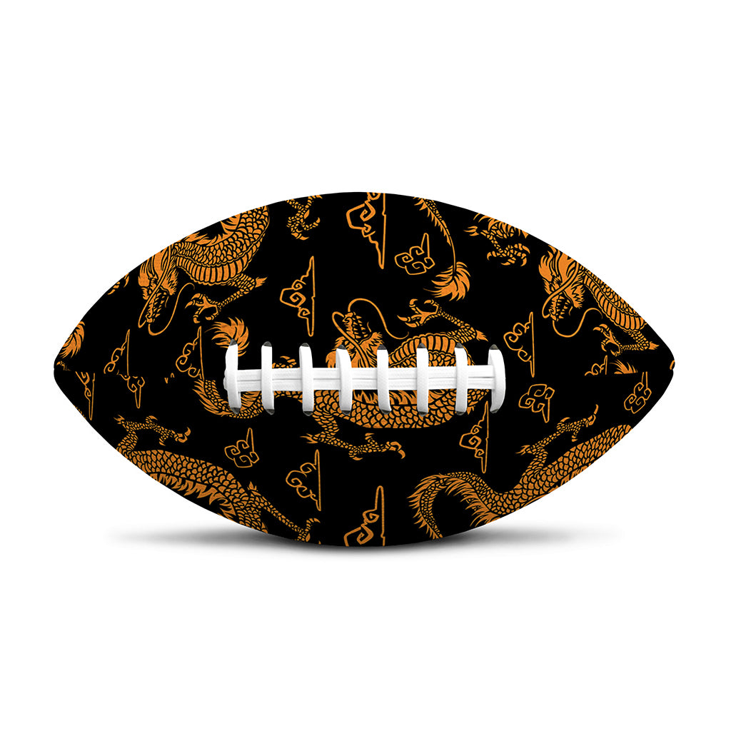 Eastern Dragon Pattern Print Rugby Ball