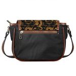 Eastern Dragon Pattern Print Saddle Bag