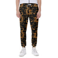 Eastern Dragon Pattern Print Joggers