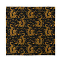 Eastern Dragon Pattern Print Silk Bandana