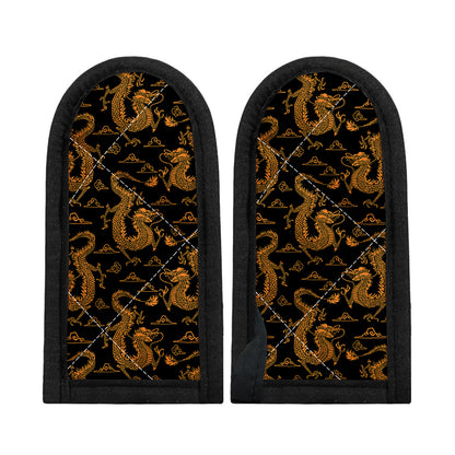 Eastern Dragon Pattern Print Skillet Handle Cover