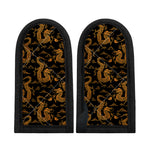 Eastern Dragon Pattern Print Skillet Handle Cover