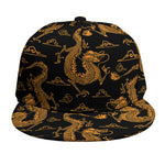 Eastern Dragon Pattern Print Snapback Cap