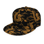 Eastern Dragon Pattern Print Snapback Cap