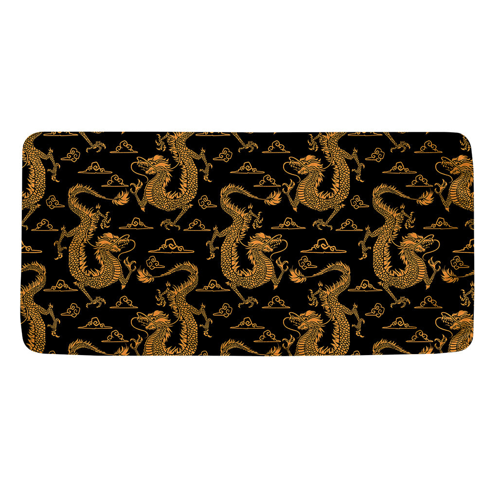 Eastern Dragon Pattern Print Towel