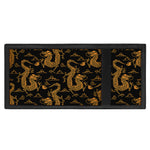 Eastern Dragon Pattern Print Trifold Wallet