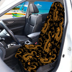 Eastern Dragon Pattern Print Waterproof Car Seat Cover
