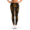 Eastern Dragon Pattern Print Women's Leggings