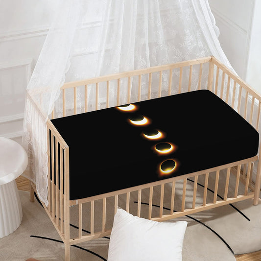 Eclipse Phases Print Baby Crib Sheet