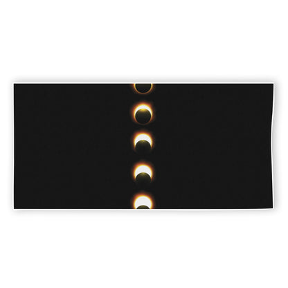 Eclipse Phases Print Beach Towel
