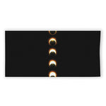 Eclipse Phases Print Beach Towel