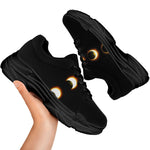 Eclipse Phases Print Black Chunky Shoes