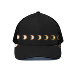 Eclipse Phases Print Black Mesh Trucker Cap