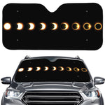 Eclipse Phases Print Car Windshield Sun Shade