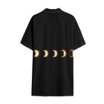 Eclipse Phases Print Cotton Hawaiian Shirt