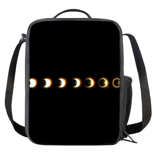Eclipse Phases Print Crossbody Lunch Bag