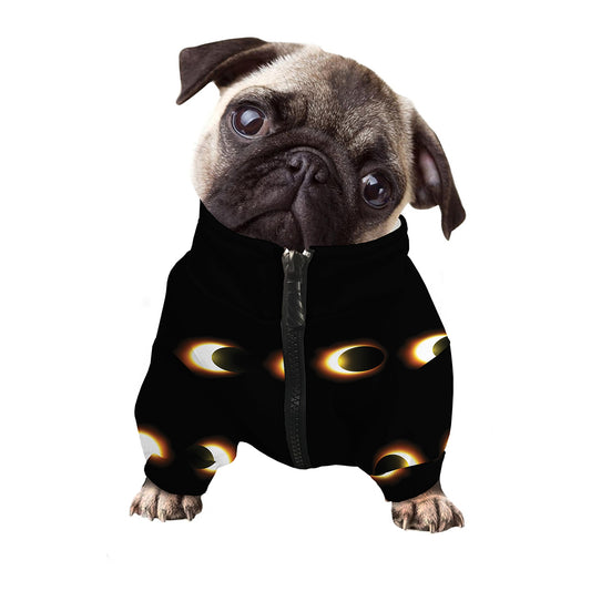 Eclipse Phases Print Dog Zip Up Jacket