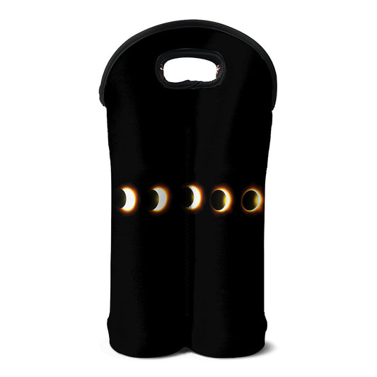 Eclipse Phases Print Double Neoprene Wine Tote