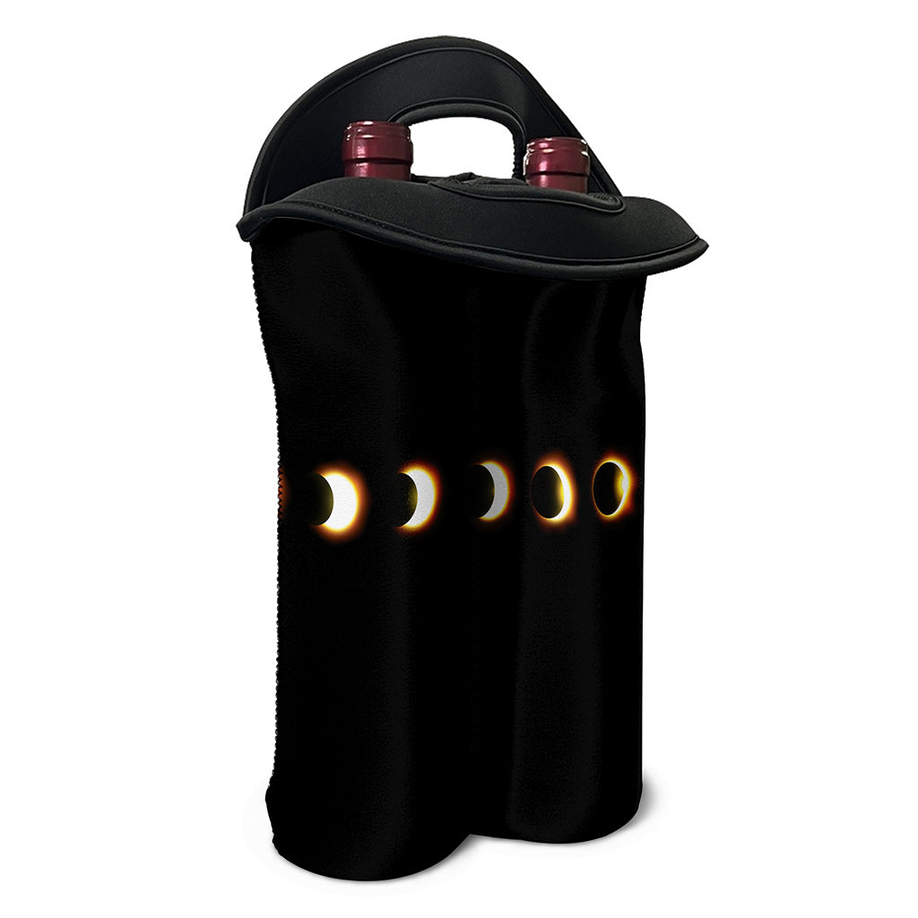 Eclipse Phases Print Double Neoprene Wine Tote