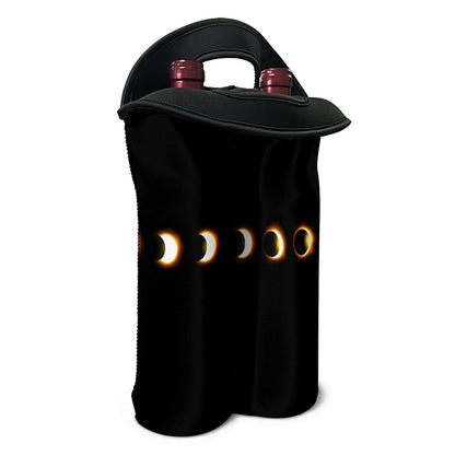 Eclipse Phases Print Double Neoprene Wine Tote