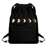 Eclipse Phases Print Drawstring Backpack