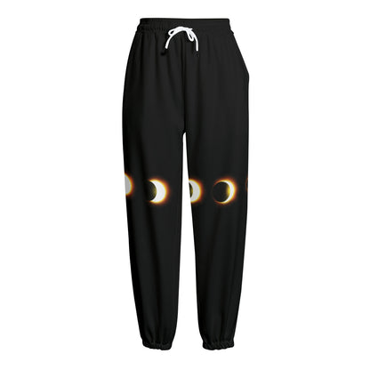 Eclipse Phases Print Fleece Lined Knit Pants