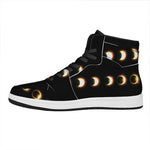 Eclipse Phases Print High Top Leather Sneakers