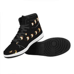 Eclipse Phases Print High Top Leather Sneakers