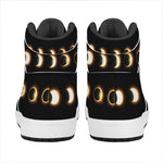 Eclipse Phases Print High Top Leather Sneakers