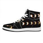 Eclipse Phases Print High Top Leather Sneakers