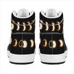 Eclipse Phases Print High Top Leather Sneakers
