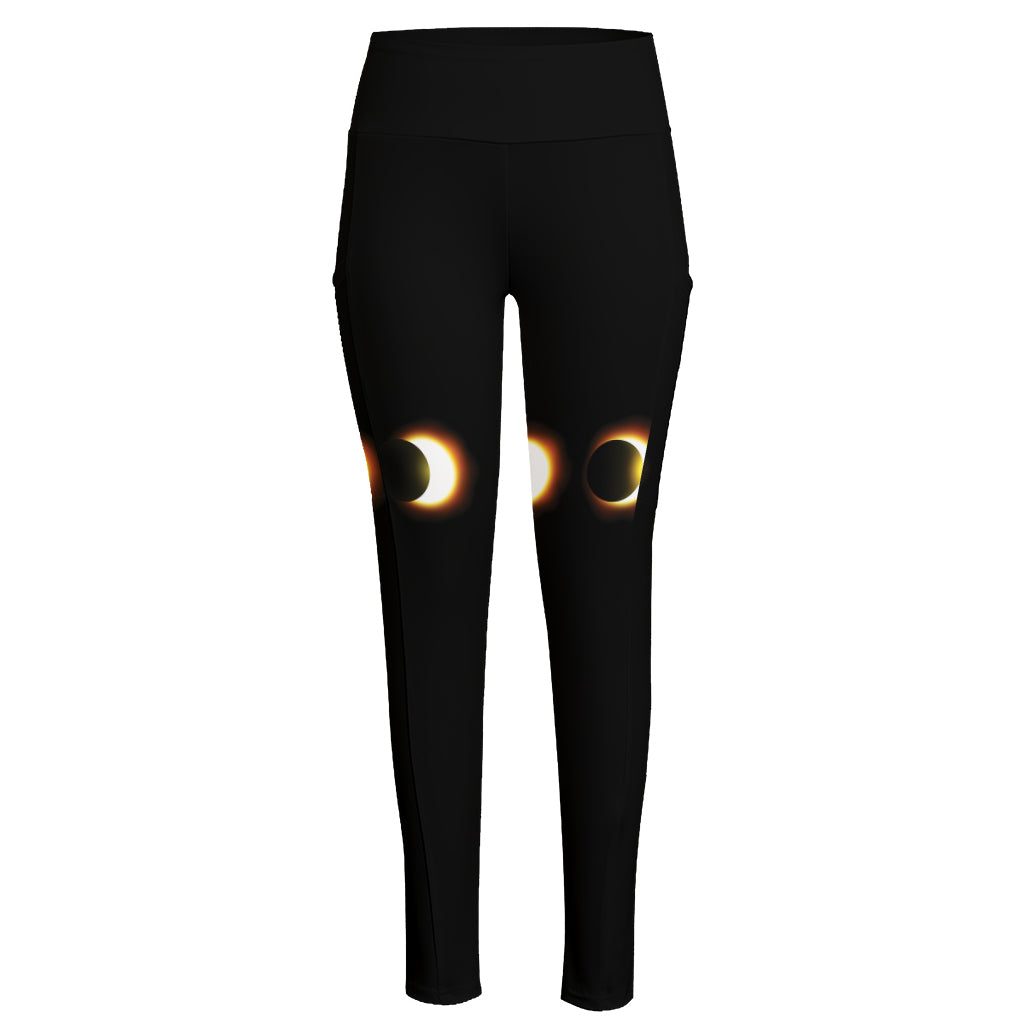 Eclipse Phases Print High-Waisted Pocket Leggings