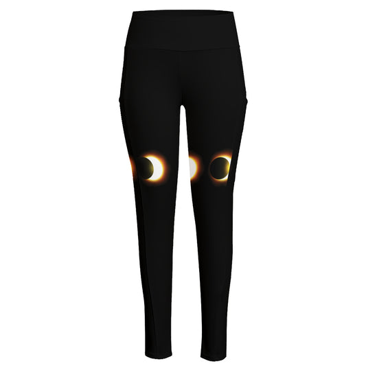 Eclipse Phases Print High-Waisted Pocket Leggings