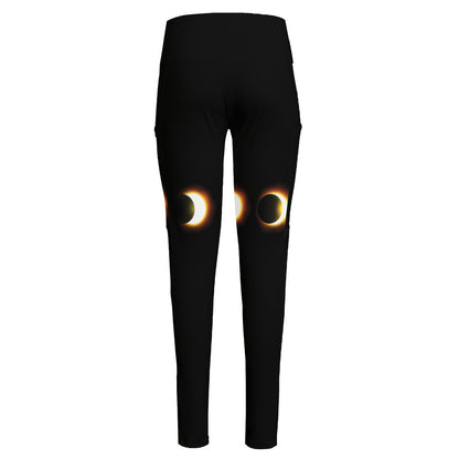 Eclipse Phases Print High-Waisted Pocket Leggings
