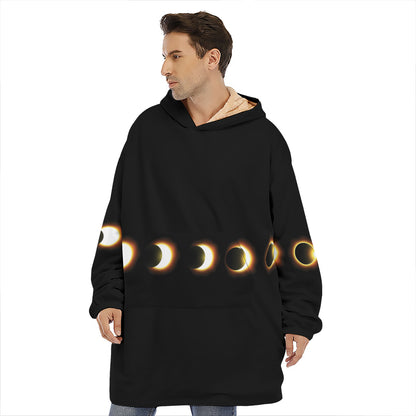 Eclipse Phases Print Hoodie Blanket