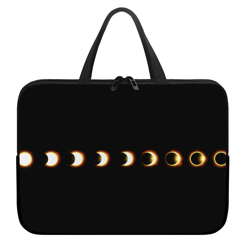 Eclipse Phases Print Laptop Sleeve With Handle
