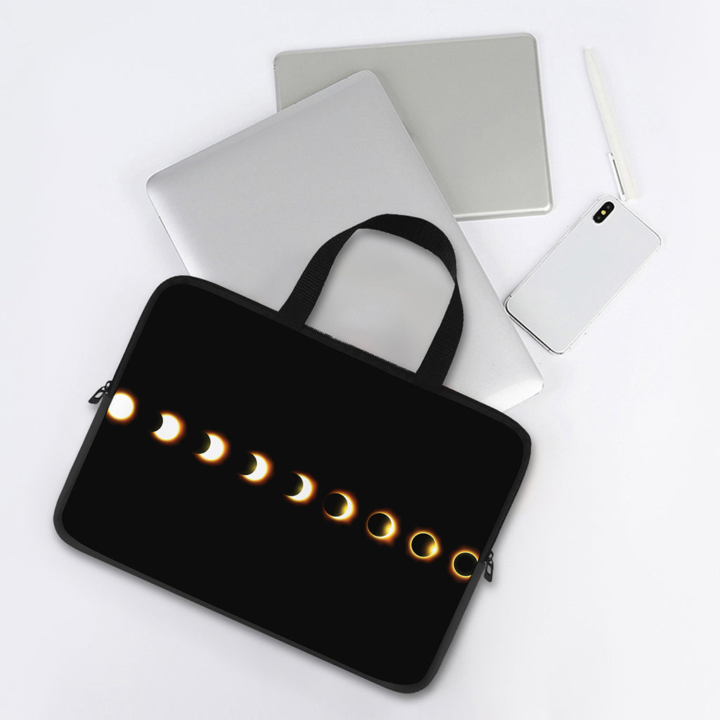 Eclipse Phases Print Laptop Sleeve With Handle