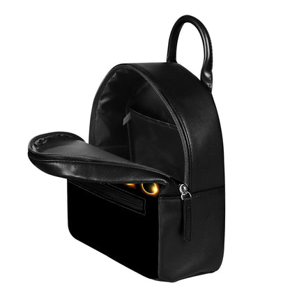 Eclipse Phases Print Leather Backpack