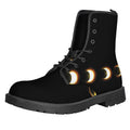 Eclipse Phases Print Lace-Up Boots