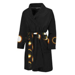 Eclipse Phases Print Men's Bathrobe